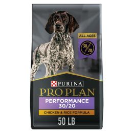 Purina Pro Plan Performance 30/20 for Adult Dogs Chicken Rice 50 lb Bag