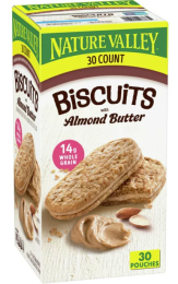 Nature Valley Biscuit Sandwiches;  Cinnamon Almond Butter;  40.5 oz;  30 ct